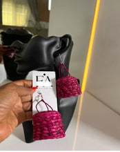 Load image into Gallery viewer, Afia Burnt Orange Earrings