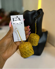 Load image into Gallery viewer, Afia Burnt Orange Earrings