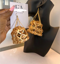 Load image into Gallery viewer, Akua Basket Earrings
