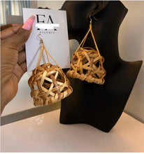 Load image into Gallery viewer, Akua Basket Earrings
